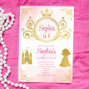 Search for crown 1st birthday invitations Pink