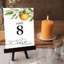 Search for orange watercolor table cards Modern