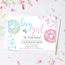 Search for doughnut gender reveal invitations He or she