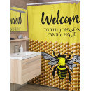 Search for honeycomb pattern shower curtains Yellow