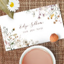 Recherche de fleurs sauvages cartes visite Maquillage