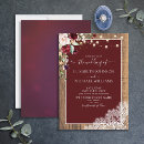 Search for elegant lace wedding invitations Rustic