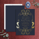 Search for nouveau wedding invitations Gold