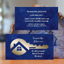 Recherche de bleu royal or cartes visite Minimaliste