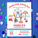 Search for circus clown invitations Carnival