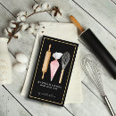 Recherche de ustensile de cuisine cartes visite Boulangerie