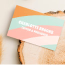 Search for waves business cards Minimalist