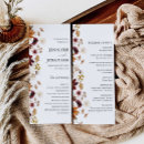 Recherche de burgundy wedding programs Automne