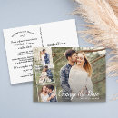 Search for collage save the date postcards Change of plans