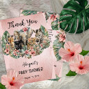 Search for girls safari thank you cards For her