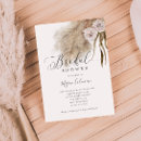 Search for pampas grass bridal shower invitations Botanical