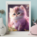 Recherche de cute kitten posters Whimsical