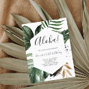 Search for aloha party invitations Watercolor
