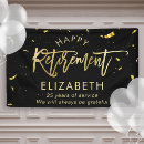Search for happy retirement banners Gold