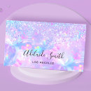 Search for purple business cards Esthetician