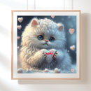 Search for heart cute posters Black and white