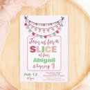 Search for girls pizza party invitations Slice of fun