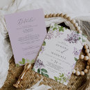 Search for lavender and green wedding invitations For her