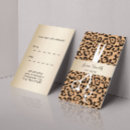 Search for leopard business stationery Appointment