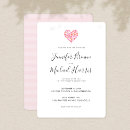 Search for pink blank invitations Heart