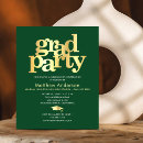 Search for green graduation invitations typography