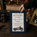 Search for motorcycle party invitations For him