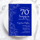 Search for royal blue and white invitations Elegant