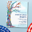 Search for block 4th of july invitations Watercolor