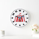 Search for circus clocks Big top