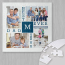 Recherche de modernes monogramm puzzles Fête des pères