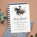 Search for horses bridal shower invitations Bride