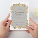 Search for white and gold quinceanera invitations Daughter