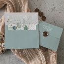 Search for wedding envelopes greenery