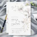 Search for grey and gold wedding invitations Minimal