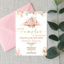 Search for pink gold pumpkin invitations Baby