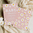 Search for daisy baby girl shower invitations Groovy