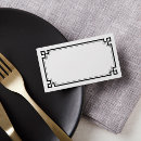 Search for art deco place cards Black