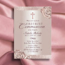 Search for modern first communion invitations Girl