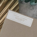 Search for antique gold return address labels For her