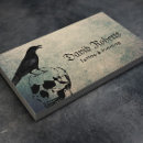 Recherche de crâne vintage cartes visite Grunge