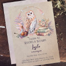 Search for owl birthday invitations Watercolor