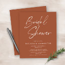 Recherche de terracotta bridal shower invitations Élégant