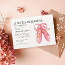 Search for dancer shoes invitations Ballerina