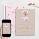 Search for bear baby shower invitations Simple