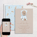 Recherche de dusty blue baby shower invitations Simple