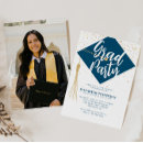 Search for blue graduation invitations Grad party