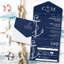 Recherche de nautical mariage invitations Ancre