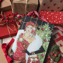 Search for vintage lady christmas cards Deco