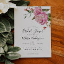 Search for floral bridal shower invitations Peony