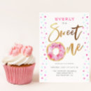 Search for sweet one donut birthday invitations Doughnut